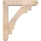 Ekena Millwork Merced Craftsman Smooth Bracket w/ Offset Brace, Douglas Fir, 5 1/2"W x 24"D x 28"H BKT0604X24X28MRC04SDF - alternate 4